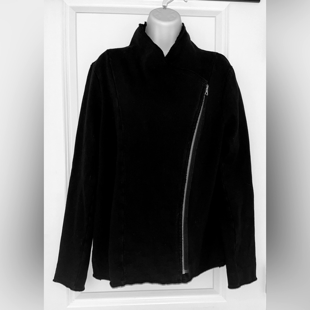 Michael stars side asymmetrical zipper medium black